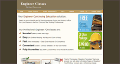 Desktop Screenshot of engineerclasses.com